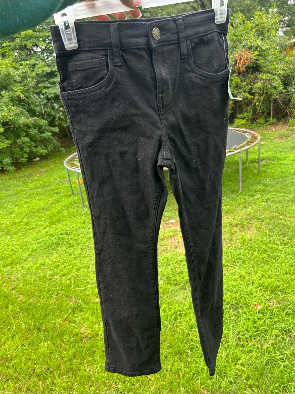 Kids Black Stretch Skinny Jeans — Slim Fit